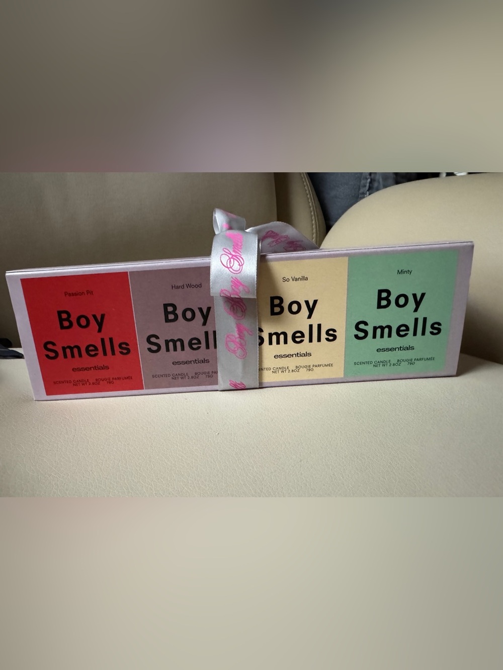 Boy Smells Essentials Votive Quad Gift Set NWT